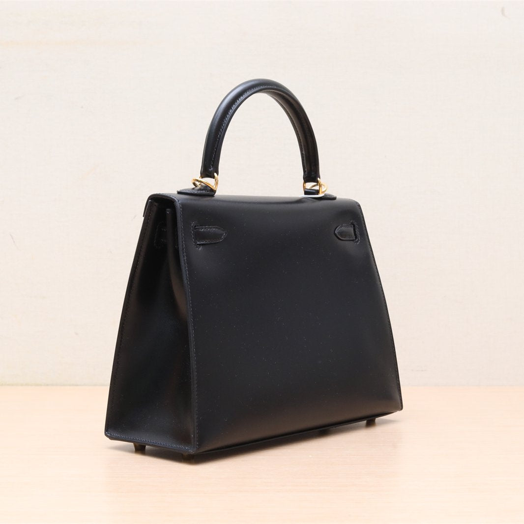 Hermès Kelly 25 89 Noir Gold Hardware