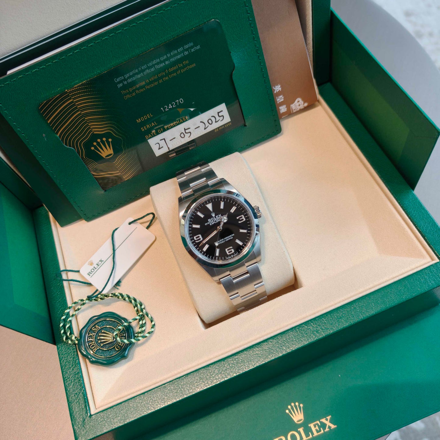 2025 Brand New Rolex - 124270-0001 Explorer 36 Stainless Steel