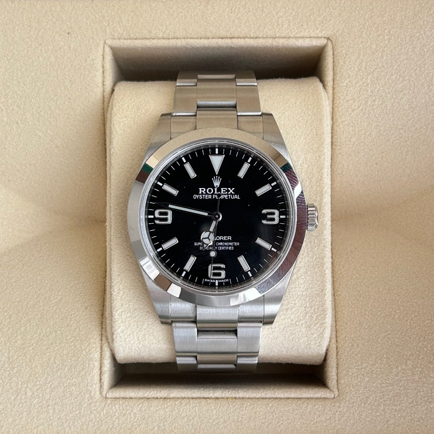 2020 Pre-owned Rolex - 214270-0003 Explorer 39 Stainless Steel / Black