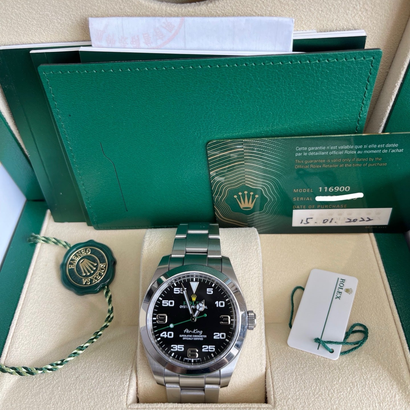 2020 Pre-owned Rolex - 116900-0001 Air-King 40