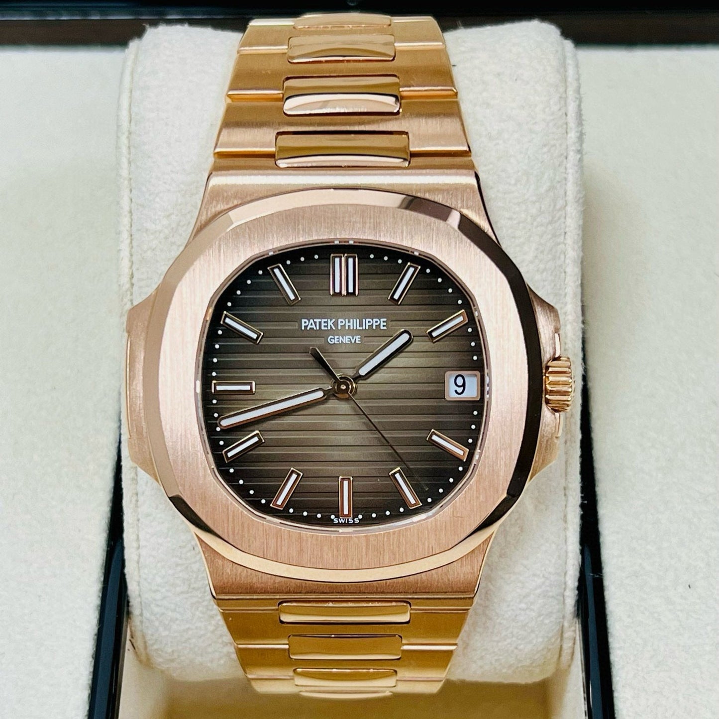 2019 Pre-owned Patek Philippe - 5711/1R-001 Nautilus 5711R Brown