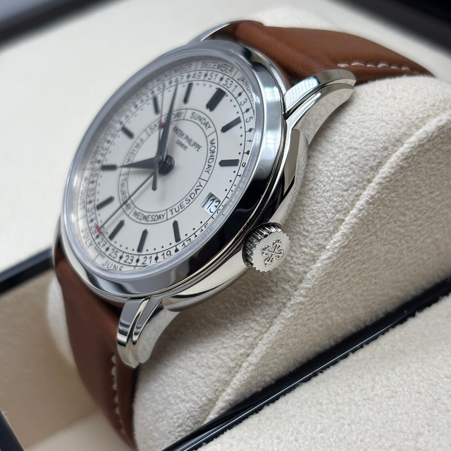 2025 Brand New Patek Philippe - 5212A-001 Calatrava Weekly Calendar Stainless Steel / Silver