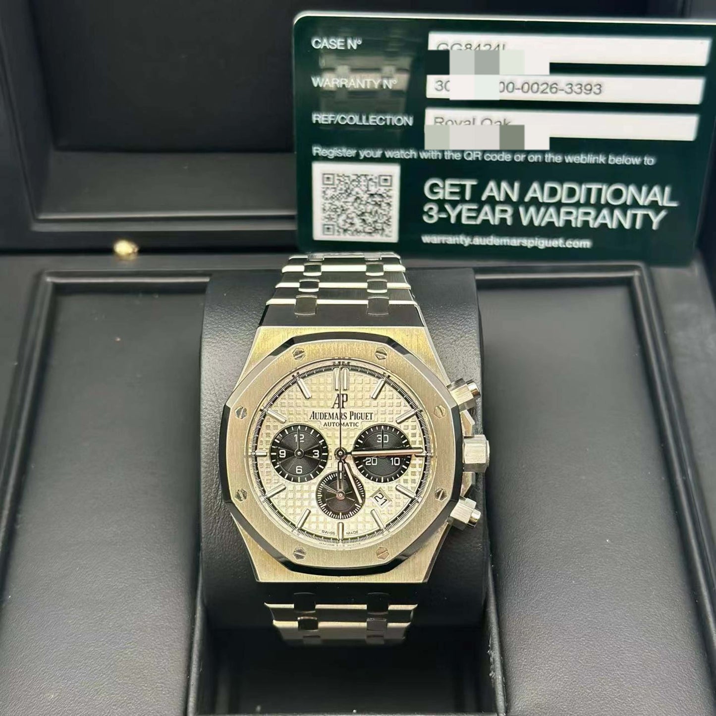 2021 Pre-owned Audemars Piguet - 26331ST.OO.1220ST.03 Royal Oak Chronograph 41 Stainless Steel / Silver