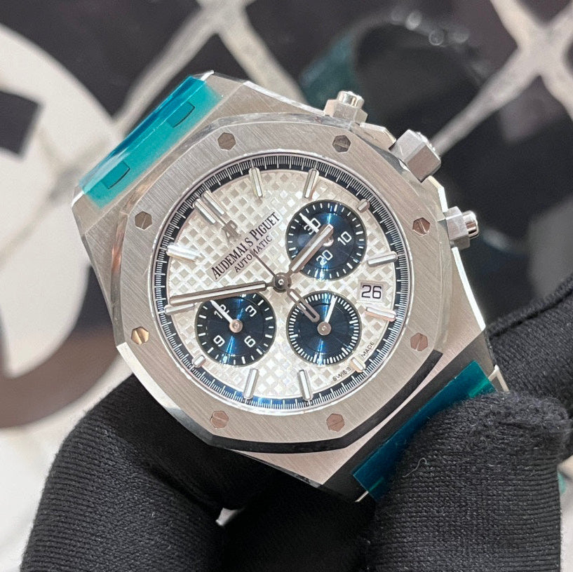2021 NEW Audemars Piguet - 26315ST.OO.1256ST.01 Royal Oak Chronograph 38 Stainless Steel / Silver