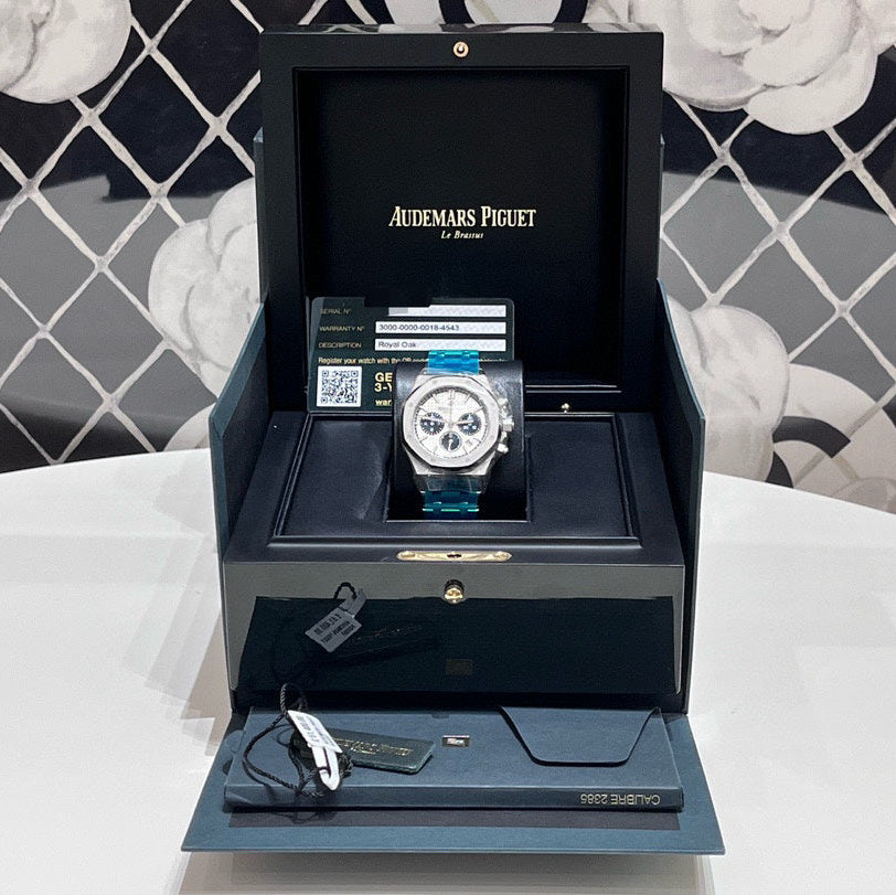 2021 NEW Audemars Piguet - 26315ST.OO.1256ST.01 Royal Oak Chronograph 38 Stainless Steel / Silver