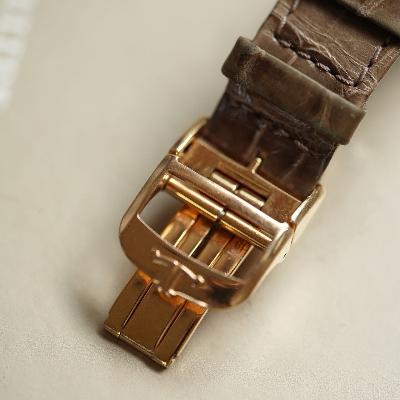 Watch ONLY Pre-owned Jaeger-LeCoultre - Q3412410 Rendez-Vous Jewelery Tourbillon Pink Gold / MOP / Alligator