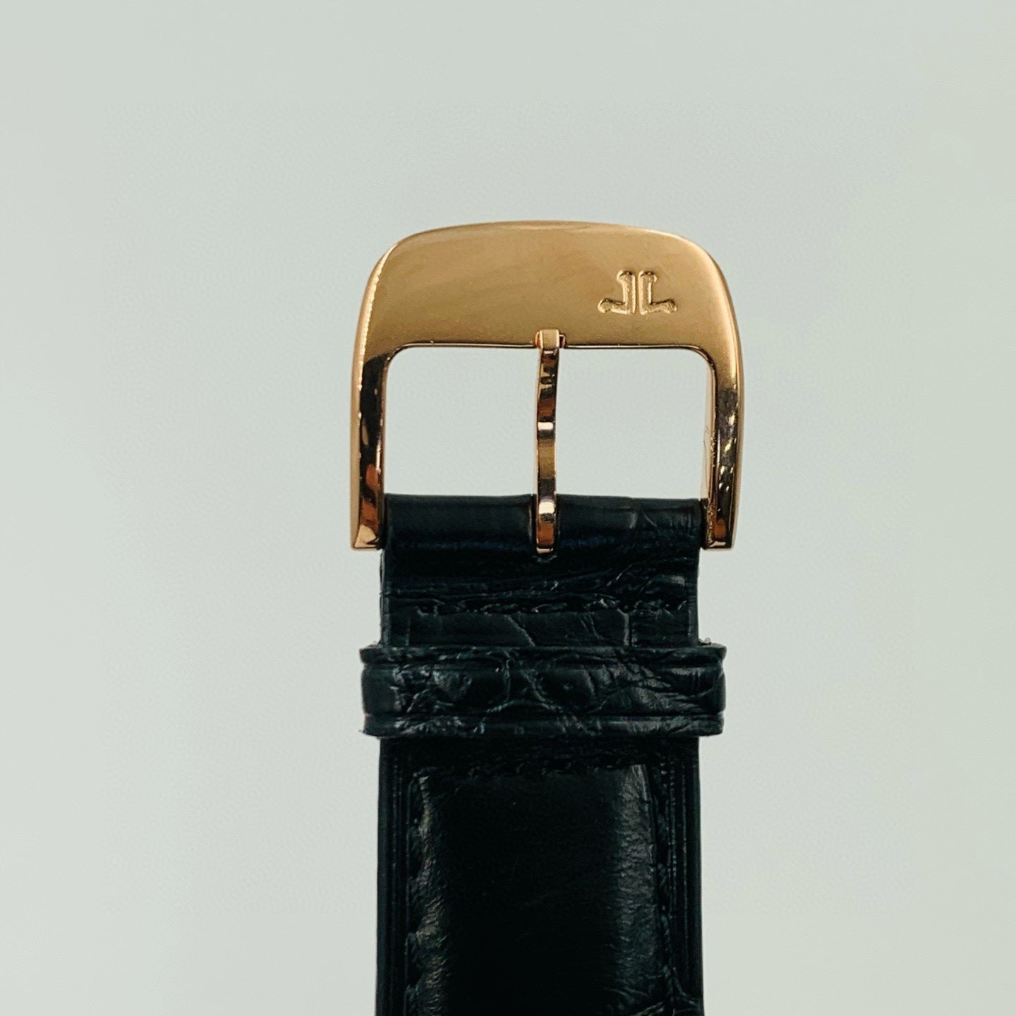 2023 Watch ONLY Pre-owned Jaeger-LeCoultre - 1302520 Master Ultra Thin Perpetual Pink Gold / Eggshell / Alligator