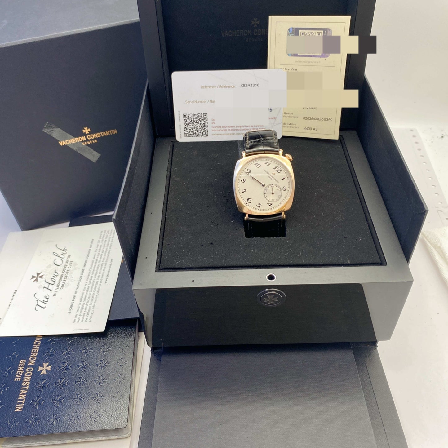 2023 Pre-owned Vacheron Constantin - 82035/000R-9359 Historiques American 1921 Pink Gold / Silver