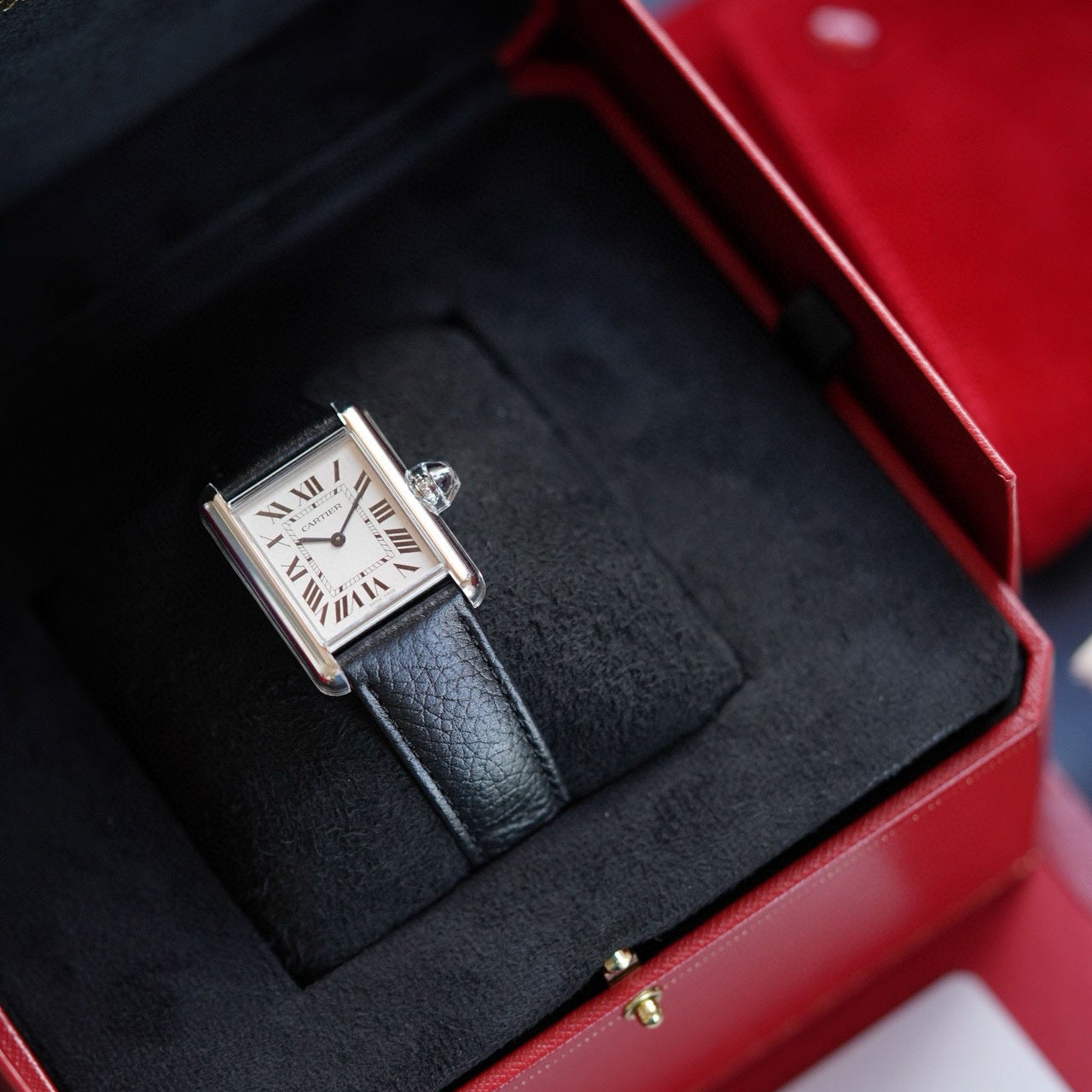 2024 Unworn Cartier - WSTA0041 Tank Must Large Quartz Stainless Steel / Silver