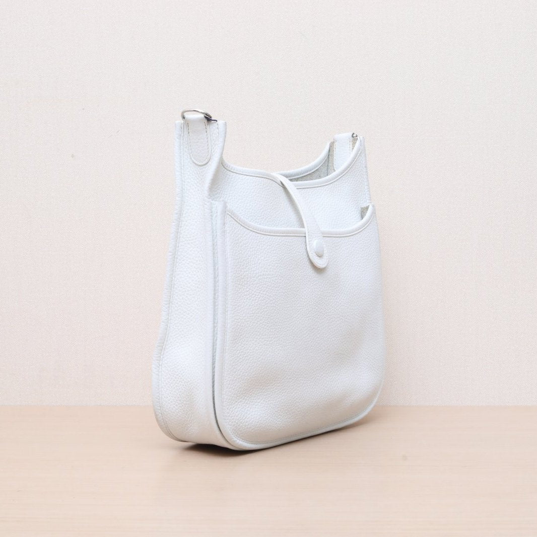 Hermès Evelyne 29 01 Blanc Taurillon Clemence Gold Hardware