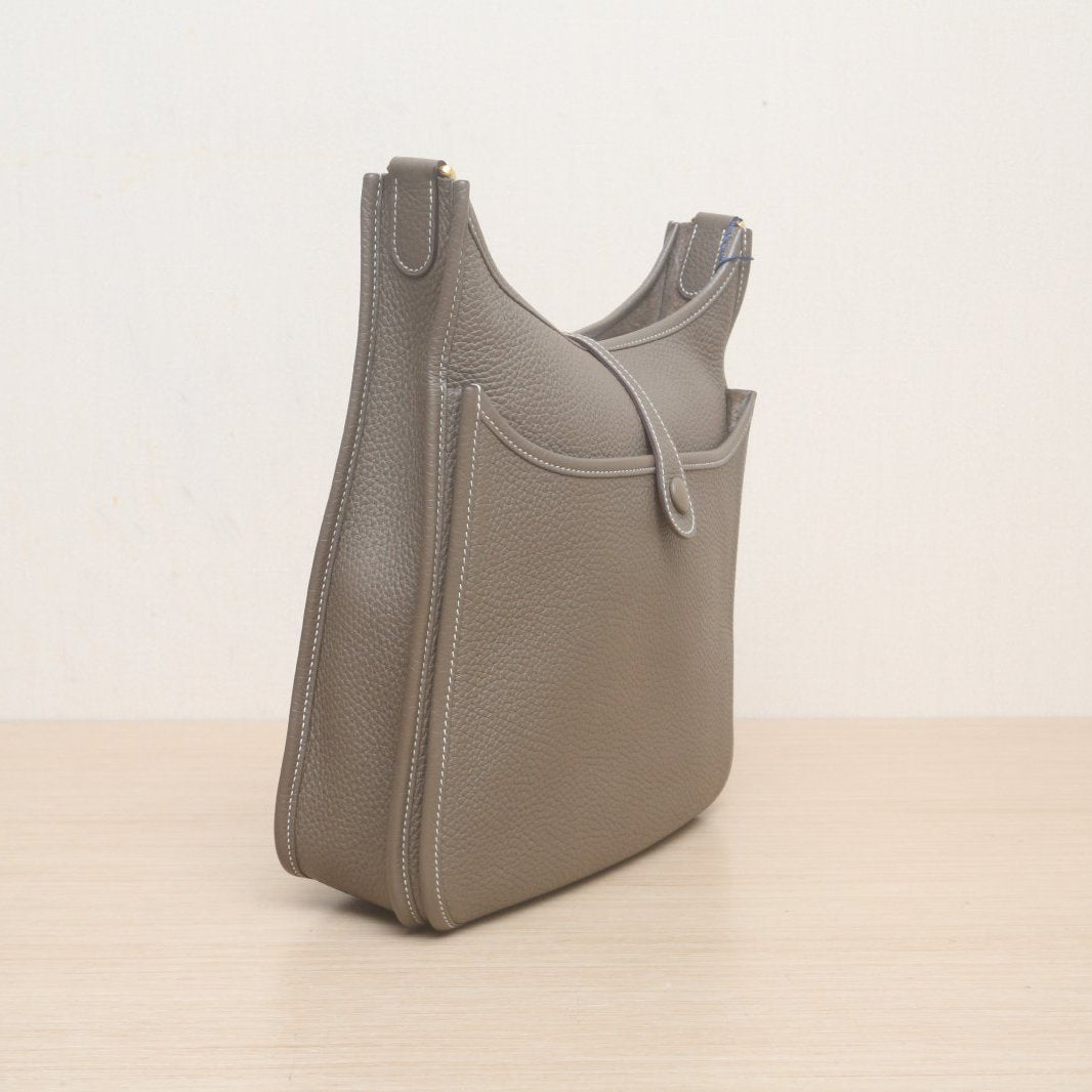 Hermès Evelyne 29 18 Etoupe Taurillon Clemence Gold Hardware