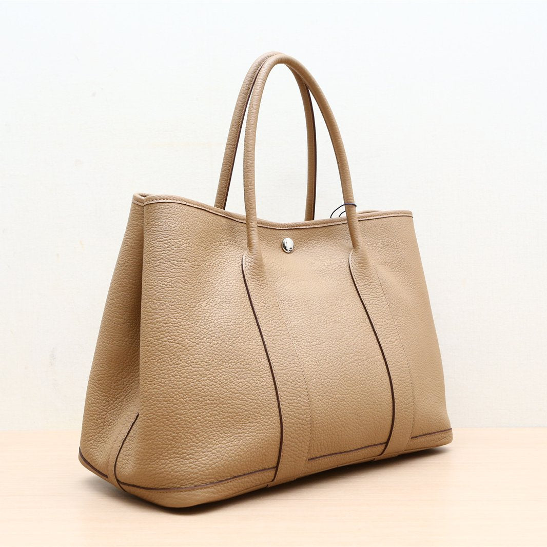 Hermès Garden Party 36 Biscuit (4B) Negonda Palladium Hardware