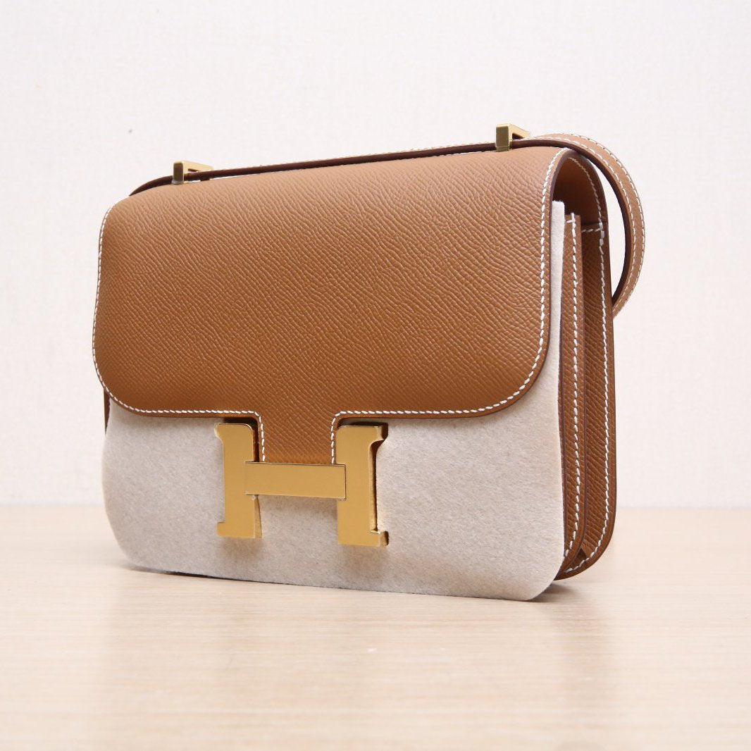 Hermès Constance 19 Gold (37) Epsom Gold Hardware