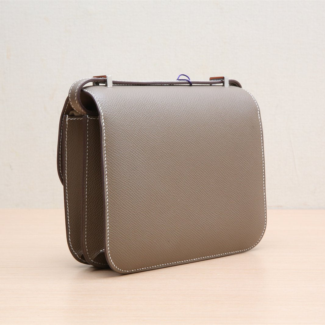 Hermès Constance 19 Etoupe (18) Epsom Palladium Hardware