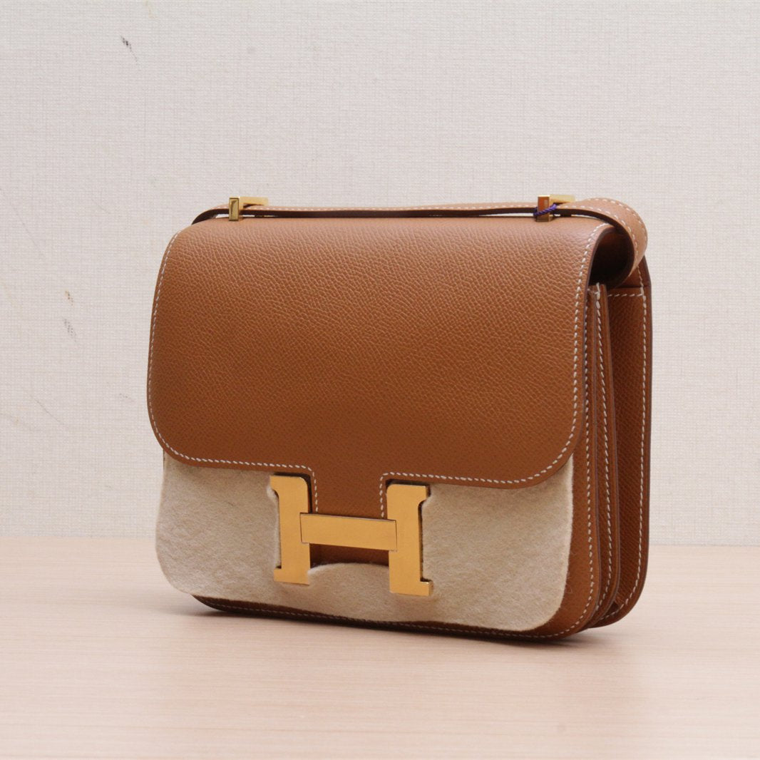 Hermès Constance 19 Gold (37) Epsom Gold Hardware