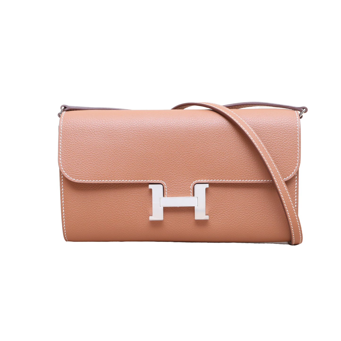 Hermès Constance Long To Go Wallet Gold (37) Evercolor Palladium Hardware