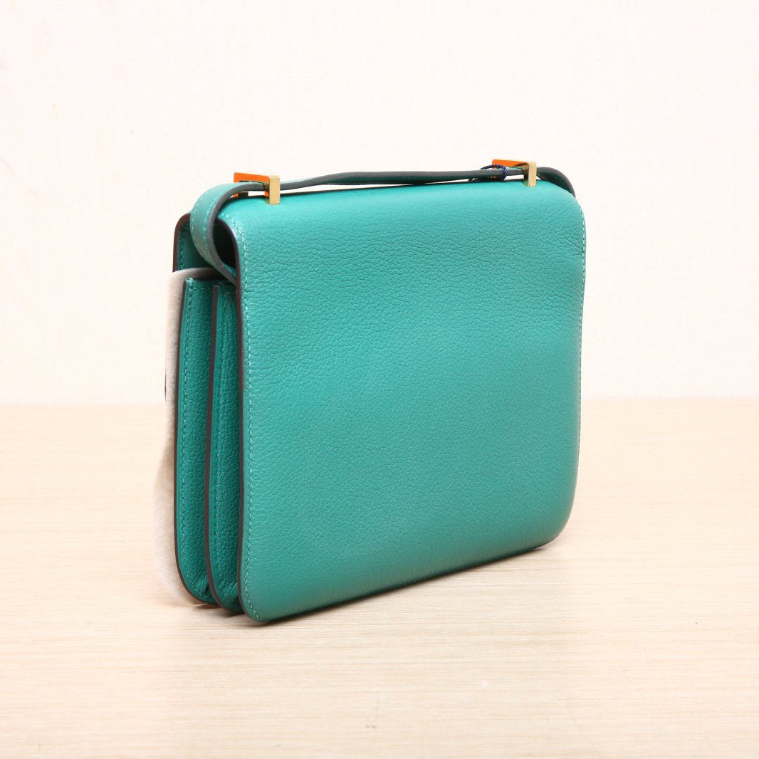 Hermès Constance 19 Vert Vertigo (U4) Evercolor Gold Hardware