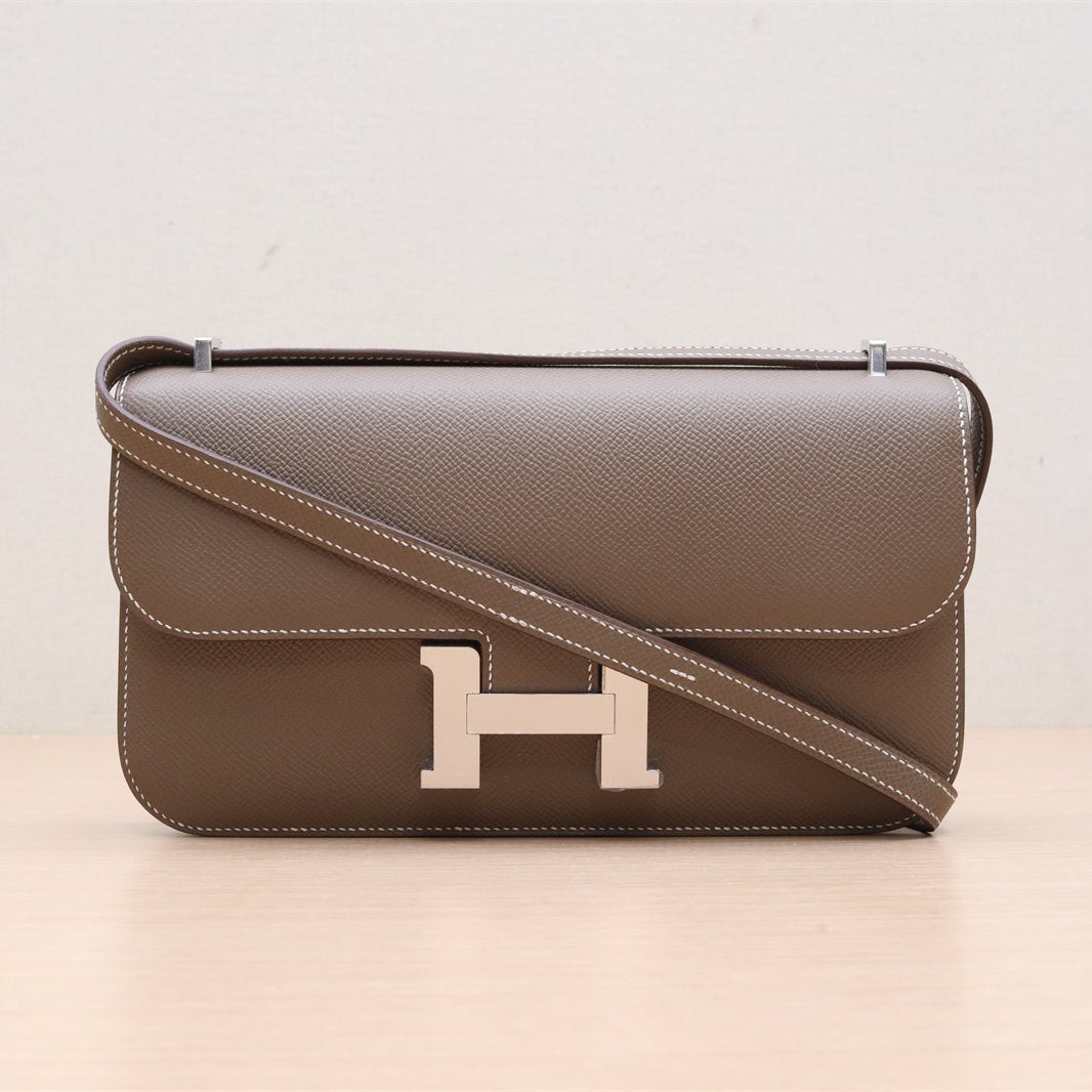 Hermès Constance Elan 26 Etoupe (18) Epsom Palladium Hardware