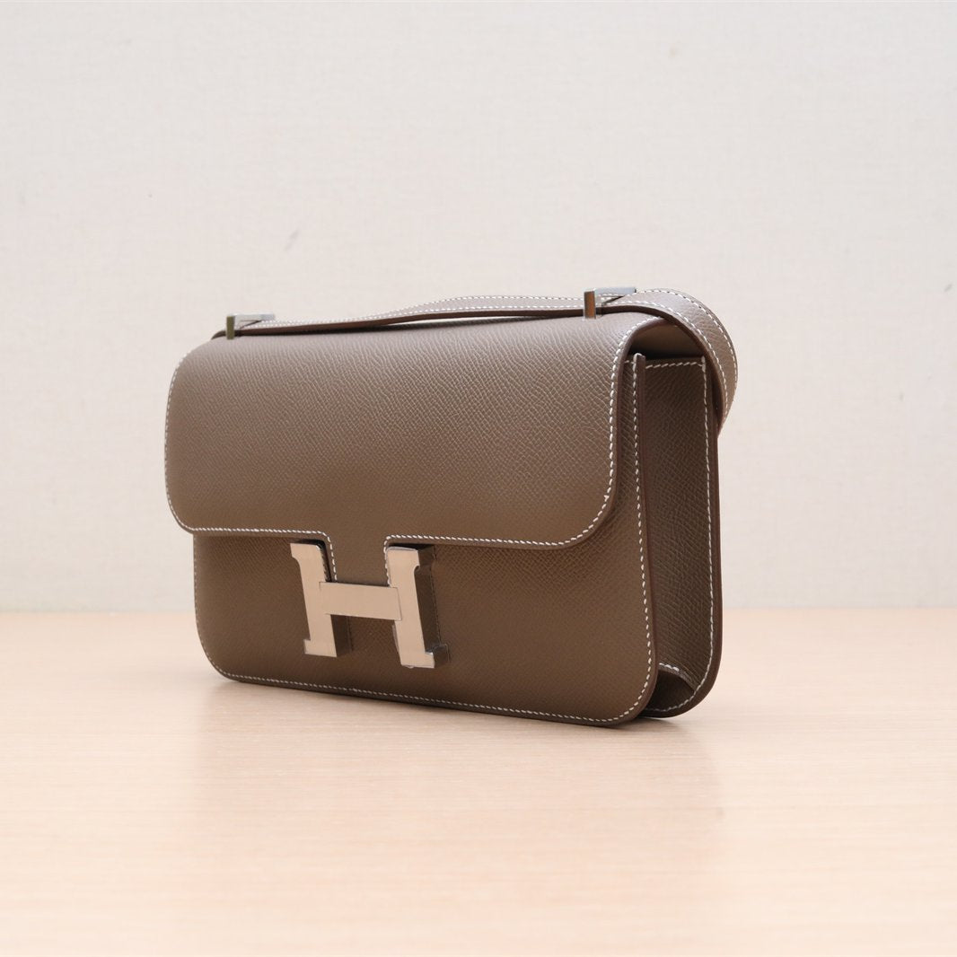 Hermès Constance Elan 26 Etoupe (18) Epsom Palladium Hardware