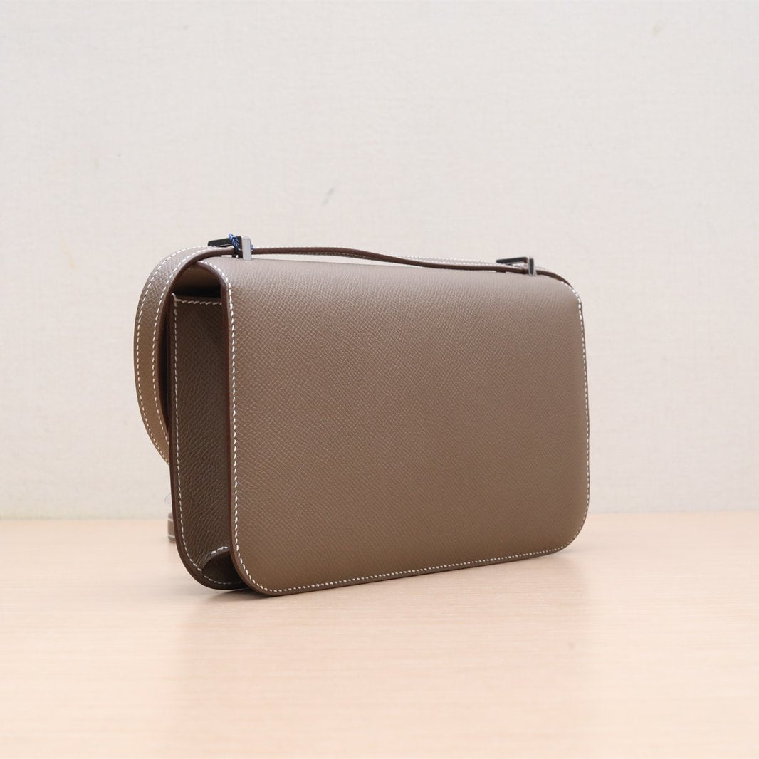 Hermès Constance Elan 26 Etoupe (18) Epsom Palladium Hardware