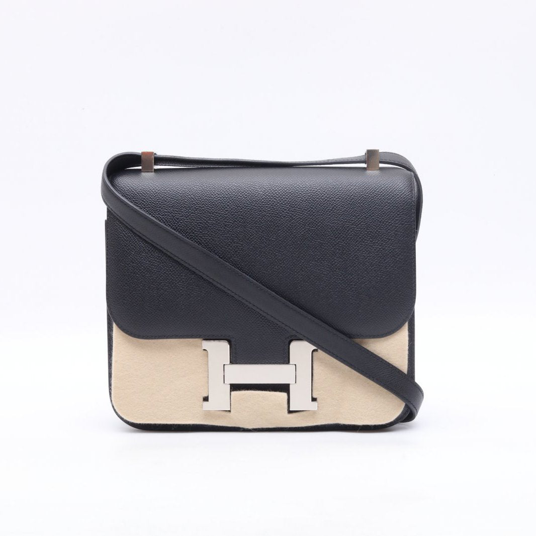 Hermès Constance 24 Noir (89) Epsom Palladium Hardware