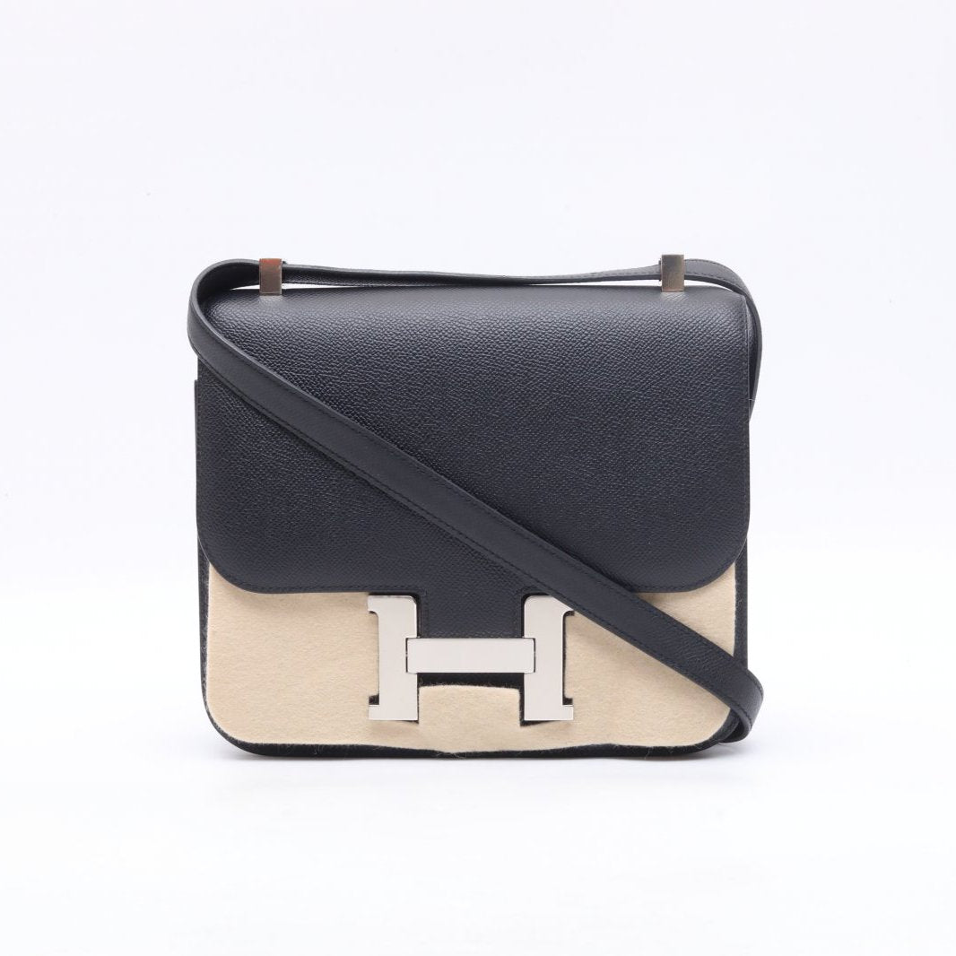 Hermès Constance 24 Noir (89) Epsom Palladium Hardware