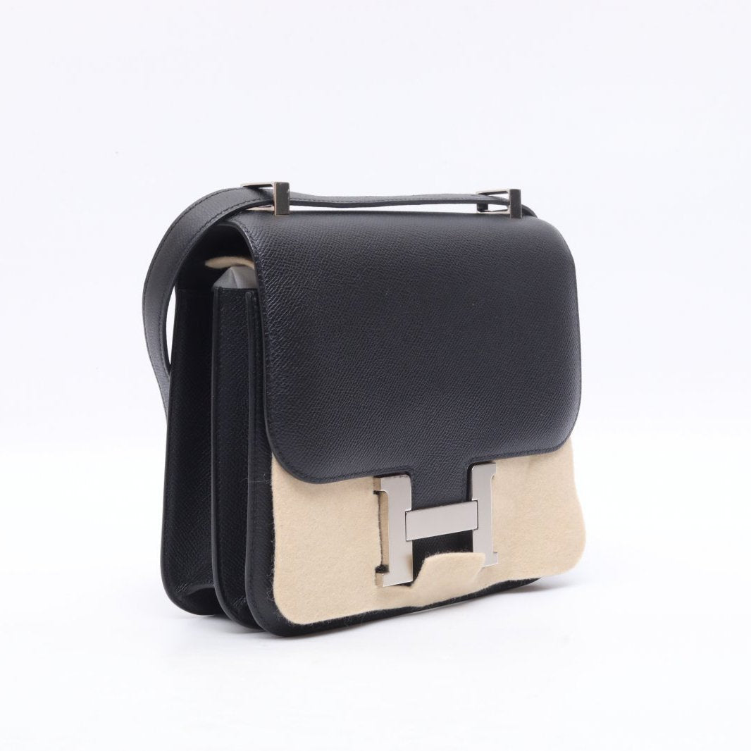 Hermès Constance 24 Noir (89) Epsom Palladium Hardware