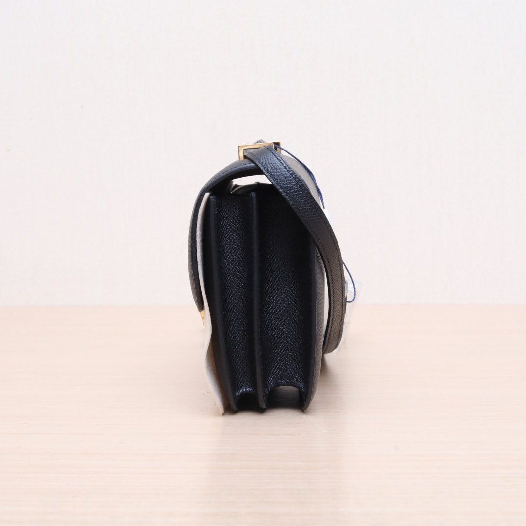 Hermès Constance 19 Noir (89) Epsom Gold Hardware