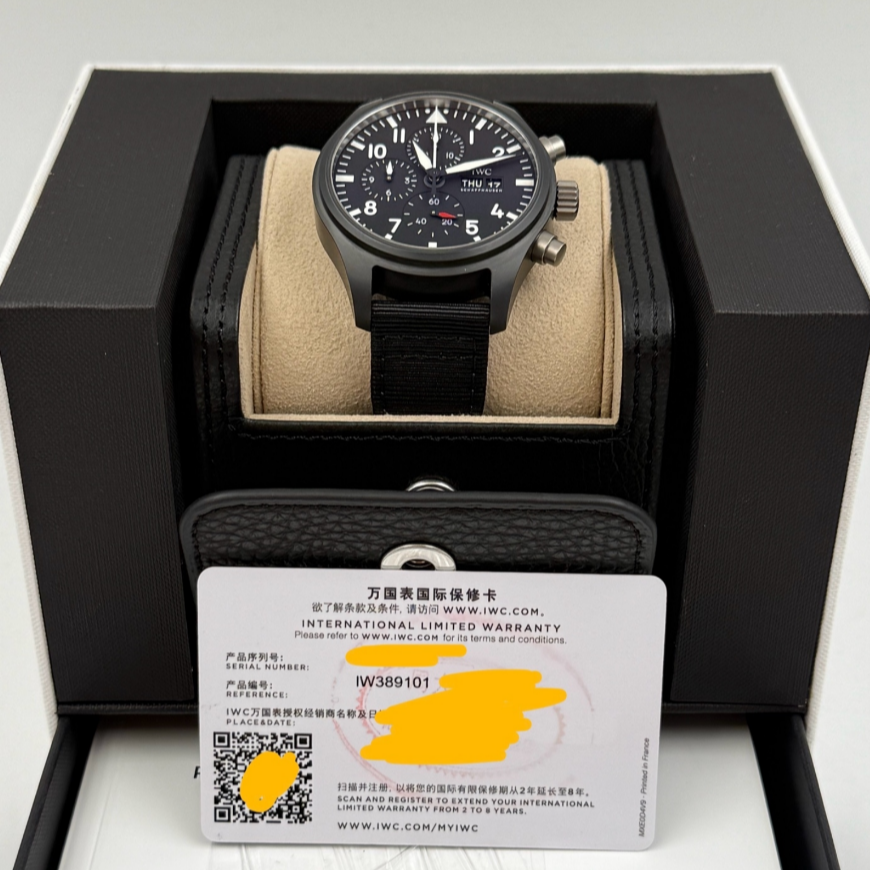2025 New IWC - IW389101 Pilot's Watch Chronograph Top Gun