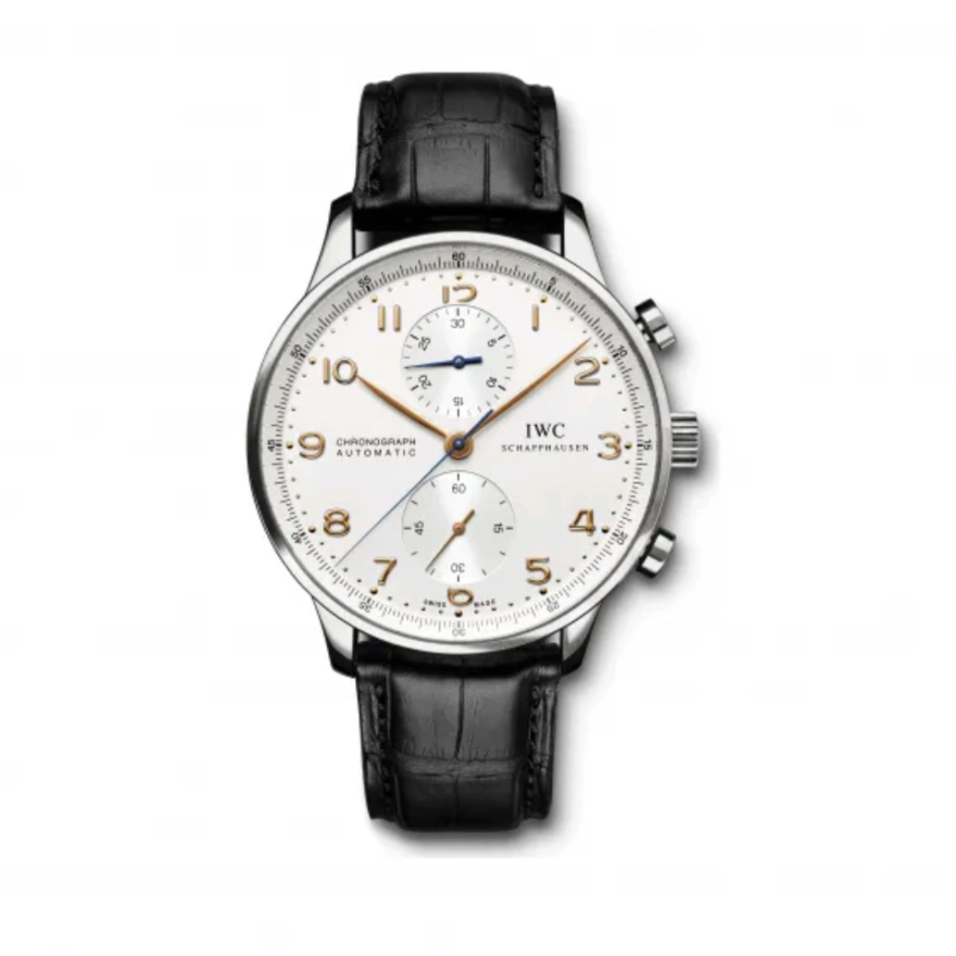 2015 Like New IWC - IW371445 Portuguese Chrono-Automatic Stainless Steel / Silver