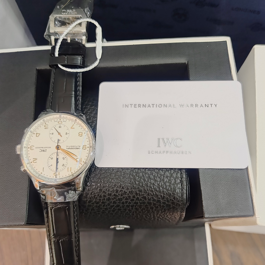 2015 Like New IWC - IW371445 Portuguese Chrono-Automatic Stainless Steel / Silver