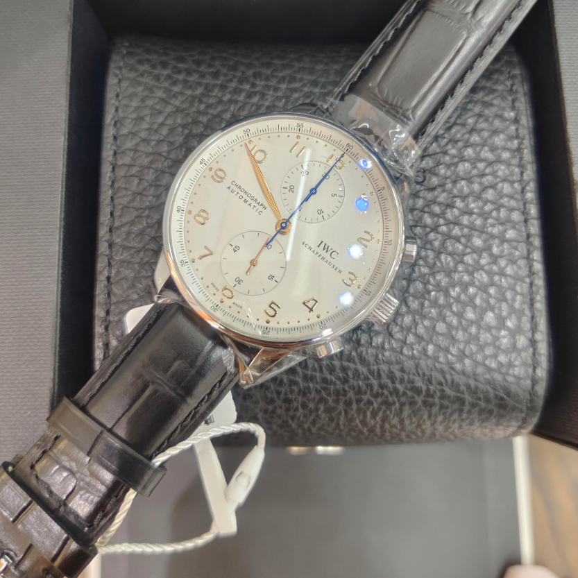 2015 Like New IWC - IW371445 Portuguese Chrono-Automatic Stainless Steel / Silver