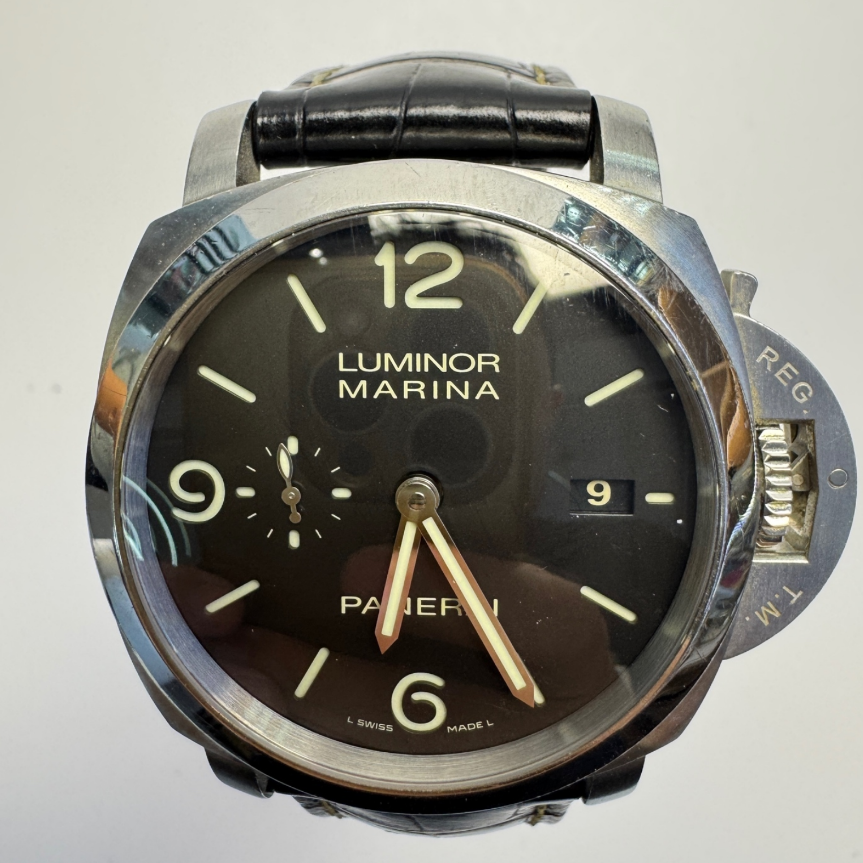 Watch Only Pre-owned Panerai - PAM00312 Luminor 1950 3 Days Automatic Brushed
