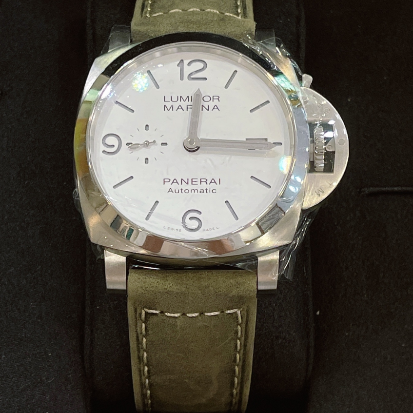 2025 New Panerai - PAM01314 Luminor 1950 44 3 Days Automatic Stainless Steel / White
