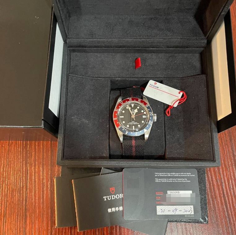 2023 Like New Tudor - 79830RB-0003 Black Bay GMT Stainless Steel / Black / Pepsi / Fabric