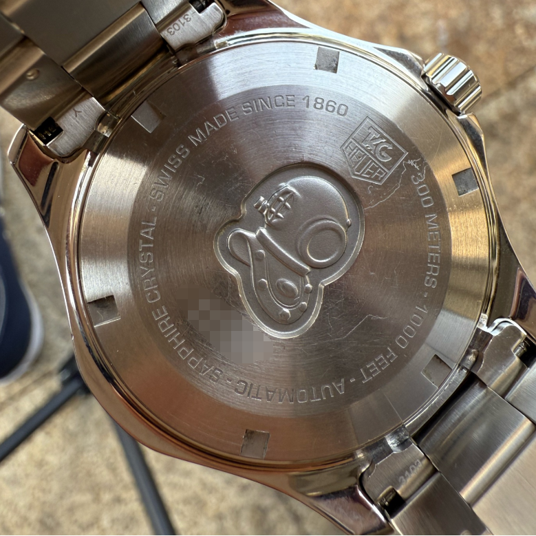 Watch Only Pre-owned TAG Heuer - WAN2110.BA0822 Aquaracer 300M Calibre 5 41 Stainless Steel / Black / Bracelet