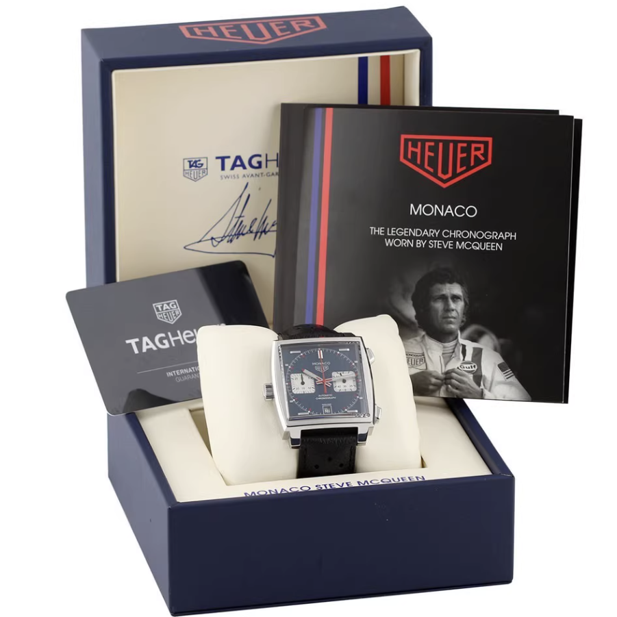 2025 Like New TAG Heuer - CAW211P.FC6356 Monaco Calibre 11 Steve McQueen