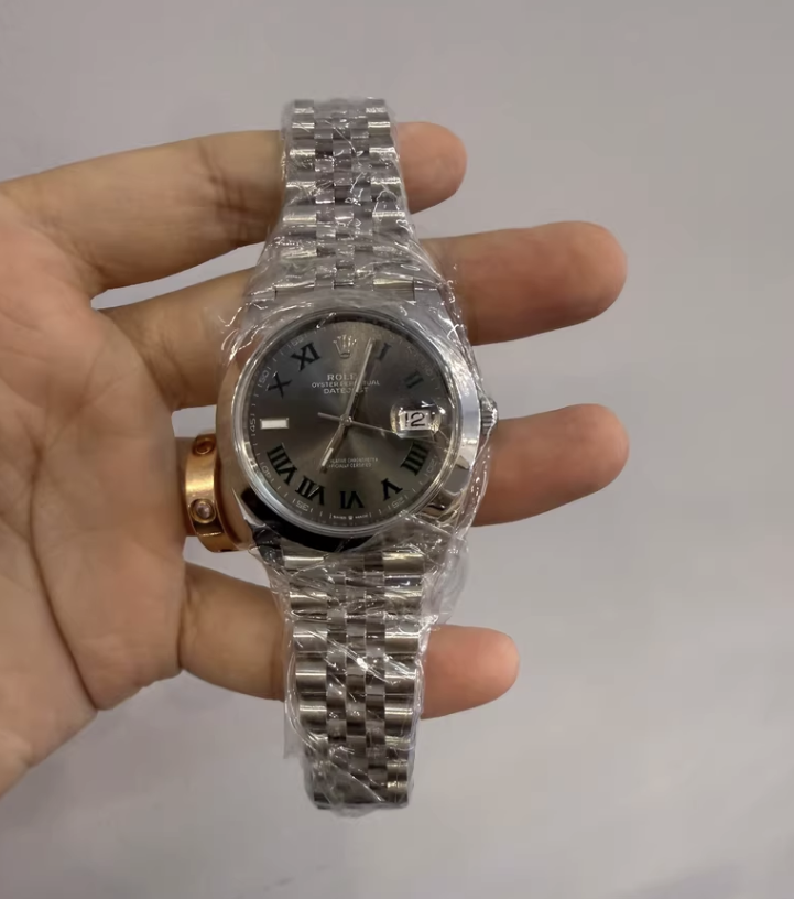 2025 New w/o box Rolex - 126300-0014 Datejust 41 Stainless Steel Smooth / Jubilee / Slate Roman