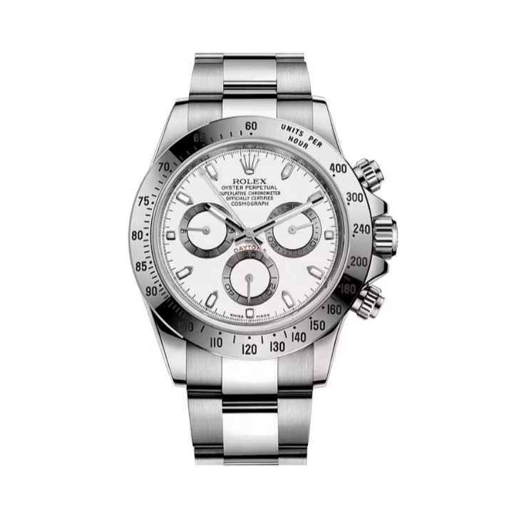 2016 Pre-owned Rolex - 116520-0016 Cosmograph Daytona Steel / White
