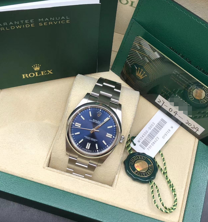 2024 Like New Rolex - 124300-0003 Oyster Perpetual 41 Stainless Steel / Blue