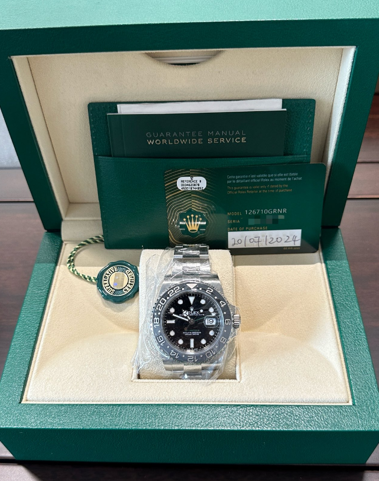 2024 Pre-owned Rolex - 126710GRNR-0004 GMT-Master II Stainless Steel / GRNR/ Oyster