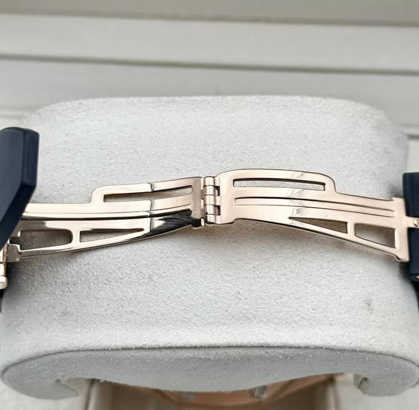 Watch ONLY Pre-owned Audemars Piguet - 25977OR.OO.D002CR.01 Royal Oak Tourbillon Chronograph Pink Gold / Black / Strap