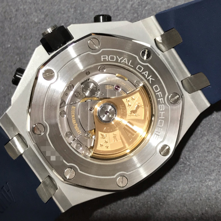 Watch ONLY Pre-owned Audemars Piguet - 26470ST.OO.A028CR.01 Royal Oak Offshore 26470 Stainless Steel / Black / Alligator