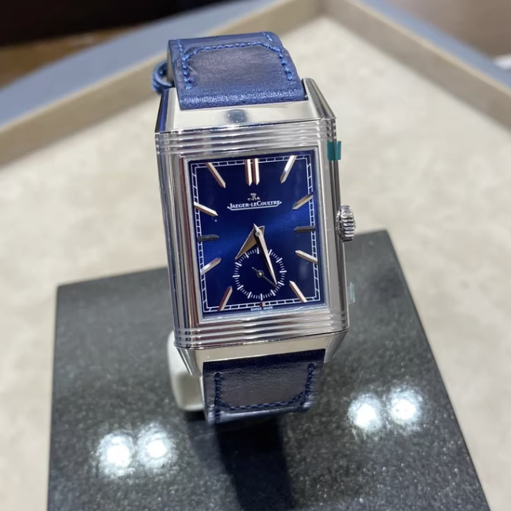 2025 New Jaeger-LeCoultre - 3988482 Reverso Tribute Duoface Stainless Steel / Blue / Fagliano