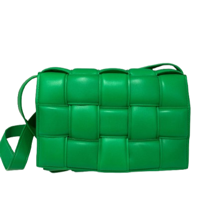 Bottega Veneta Cassette Padded Crossbody Bag In Green