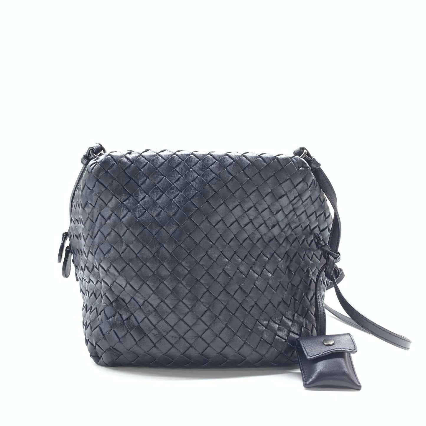 Bottega Veneta Loop Camera Bag In Midnight Blue