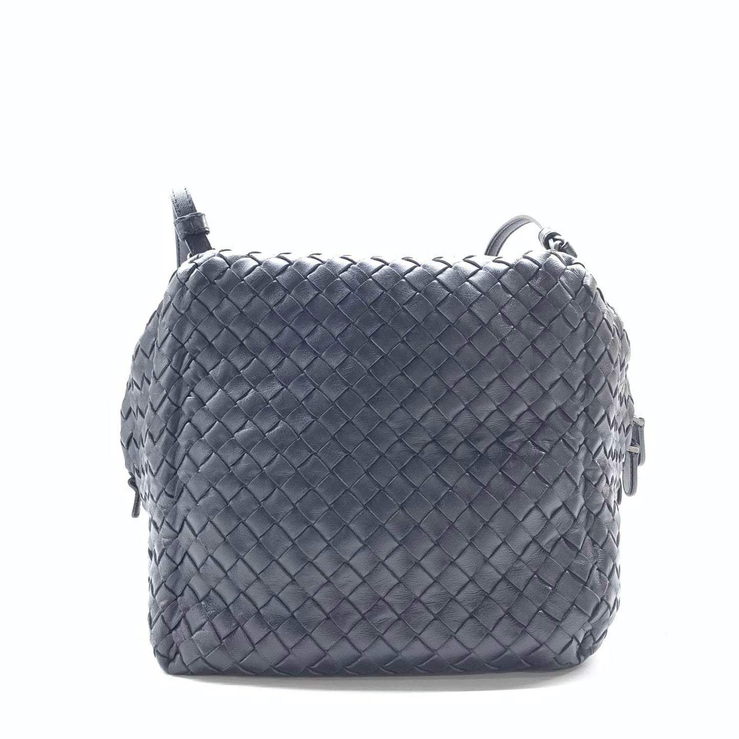 Bottega Veneta Loop Camera Bag In Midnight Blue