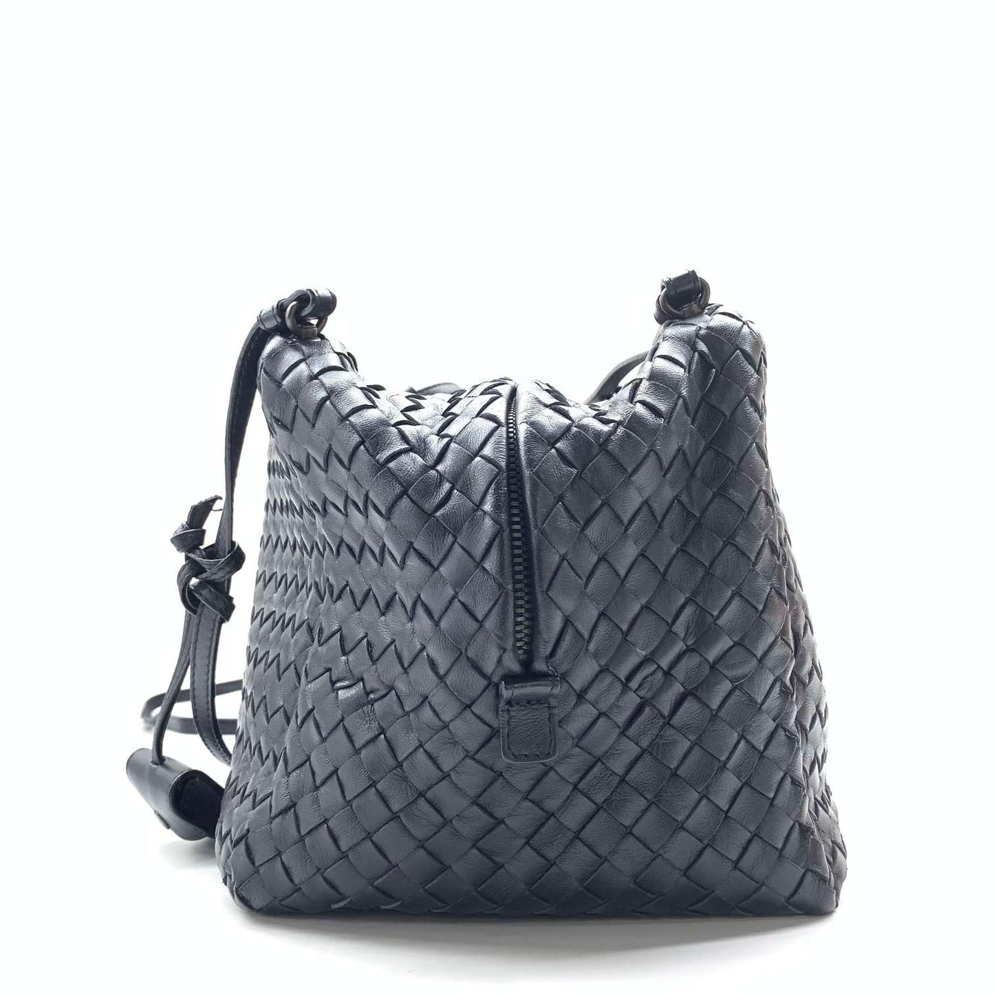 Bottega Veneta Loop Camera Bag In Midnight Blue