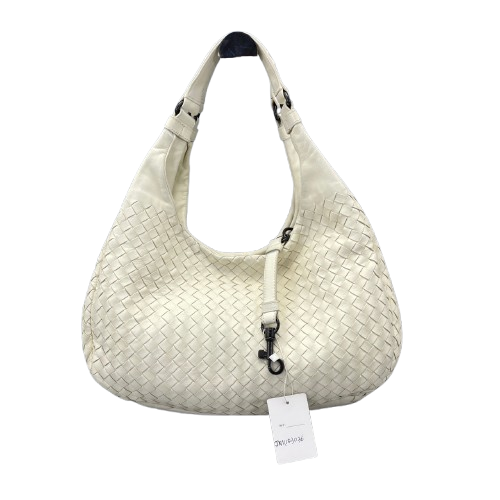 Bottega Veneta Intrecciato Hobo In White