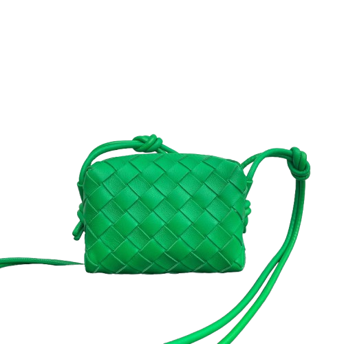 Bottega Veneta Loop Camera Bag In Green